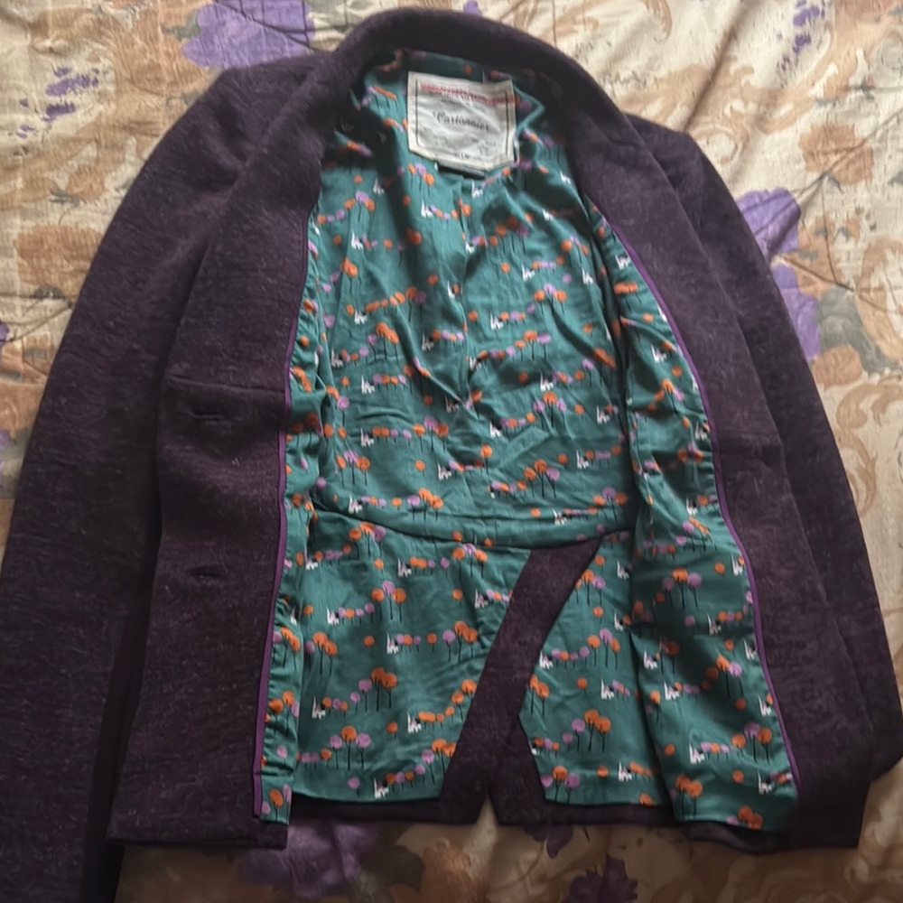 Cartonnier Women's Rich Purple Blazer - Picture 6 of 6